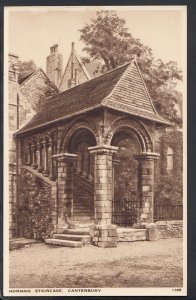 Kent Postcard - Norman Staircase, Canterbury  RS3692