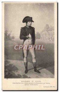 Old Postcard Napoleon Bonaprte first consul Reproduction & # 39un drawing was...