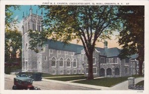 New York Oneonta First M E Church 1936