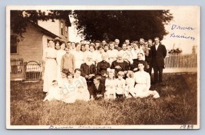 J93/ Lima Ohio RPPC Postcard c1910 Driver Reunion Blanche Chambers 292