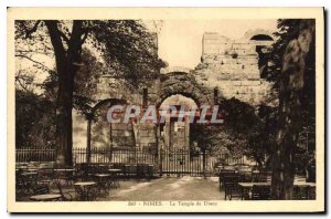 Postcard Old Nimes The Temple of Diana