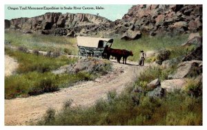 Postcard ROAD SCENE Snake River Canyon Idaho ID AP6675