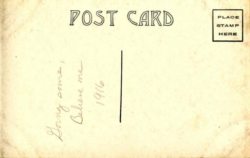 Military - In Close Pursuit, 1916 - RPPC