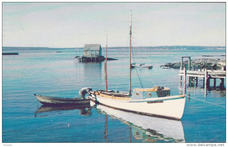 Fisherman's Boat, Lunenburg, Nova Scotia, Canada, PU-1972