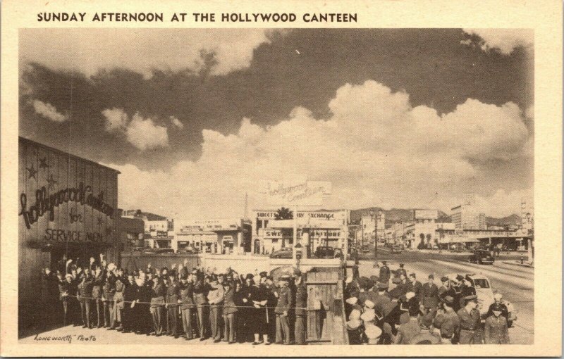 1Hollywood Canteen Sunday Afternoon At The Hollywood Canteen Servicemen WWII