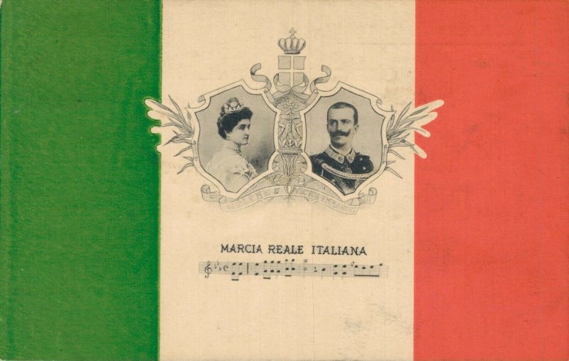 Italy Marcia Reale Italiana Helene Victor Emmanuel Royalty Postcard 07.44