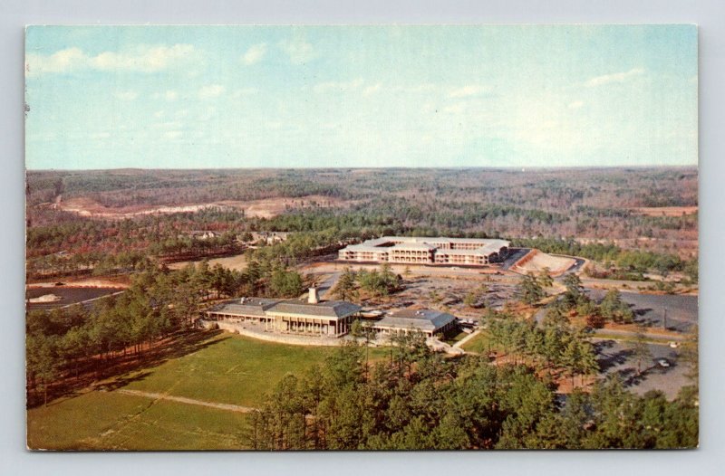 Top Stone Mountain Georgia Memorial Park Birds Eye View Postcard UNP VTG Dexter