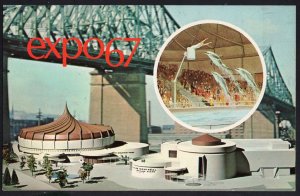 Canada expo67 MONTREAL Alcan Pavilion Chrome