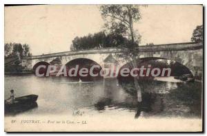 Postcard Old Bridge On The Cisse Vouvray