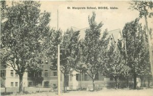 Boise Idaho St Margaret's School Sprouse Sons 1909 Postcard 6163