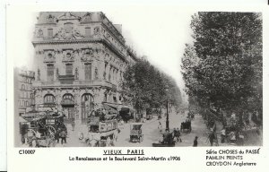 France Postcard - Vieux Paris - La Renaissonce Et Le Boulevard Saint-Martin U839