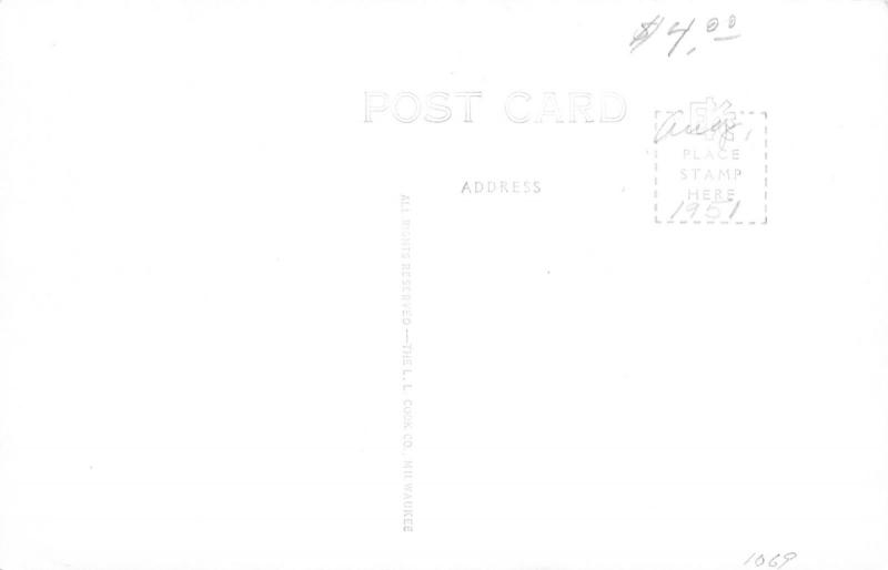 Madison Nebraska~First Presbyterian Church~Real Photo Postcard~1940s RPPC  