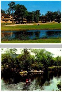 2~4X6 Postcards SC, Hilton Head Island PALMETTO DUNES RESORT Hotel~Boat Lagoon