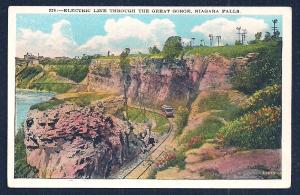 Electric Trolley Line Niagara Falls NY unused c1920's