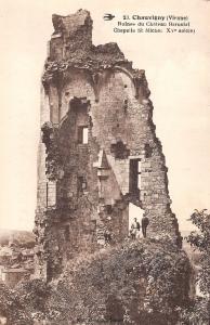 BF5071 chauvigny vienne ruines du chateau baroniel france      France