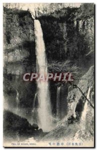 Old Postcard Fall of Kegon Nikko Japan