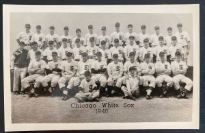 Mint USA Real Picture Postcard Baseball Chicago White Sox 1946