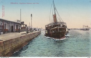 GIBRALTAR , 1900-10s ; Algeciras Steamer & Pier