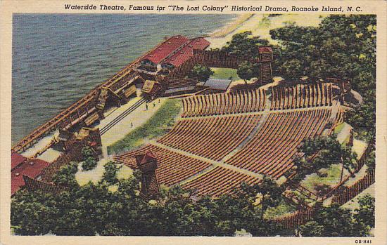 Waterside Theatre Roanoke Island North Carolina Curteich