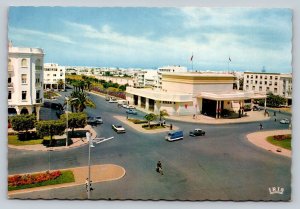 Mohammed V Square RABAT Morocco 4x6 VINTAGE Postcard 0410