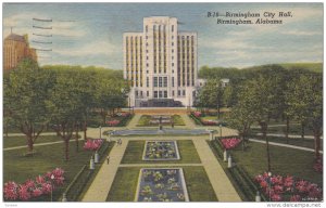 Birmingham City Hall, BIRMINGHAM, Alabama, PU-1958