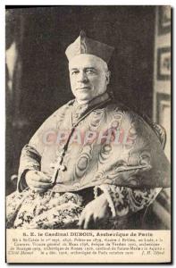 Old Postcard HE Cardinal Dubois Archbishop of Paris in St Calais