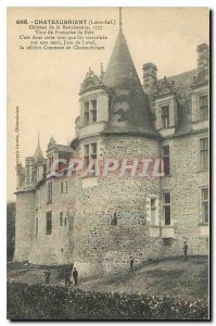 Old Postcard Chateaubriant Loire Inf Renaissance Chateau