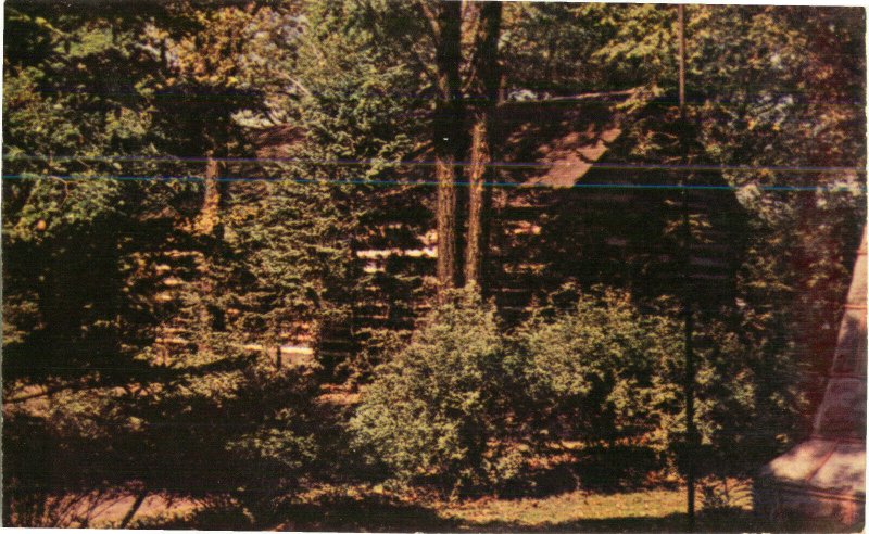 Postcard Log Chapel University Of Notre Dame South Bend Indiana