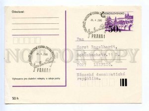 419778 Czechoslovakia 1985 Egon Ervin Kische 50h post POSTAL stationery postcard