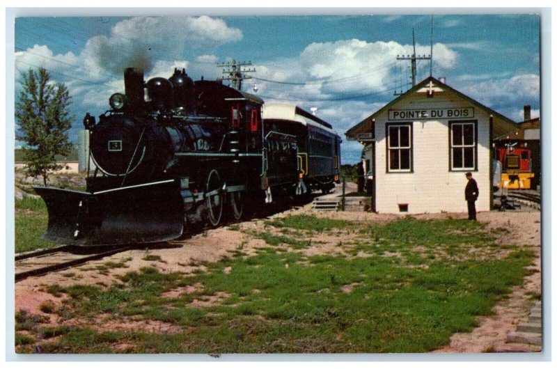 c1950's Greater Winnipeg Hydro District 440 Locomotive Manitoba Canada Postcard 