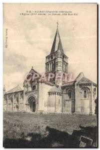 Old Postcard Aulnay L & # 39Eglise The Bedside South East Coast