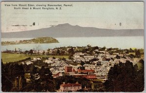 1908 Auckland NZ Postcard View Mt Eden Newmarket Parnell Rangitoto H83