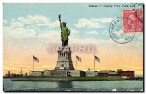 Old Postcard Statue of Liberty Statue of Liberty New York