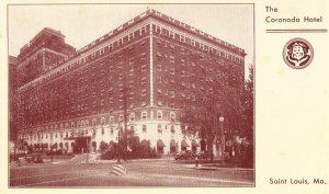 Vintage Postcard - The Coronado Hotel - St. Louis, Missouri