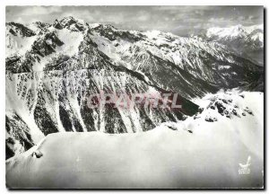 Postcard Moderne Saint Veran Hautes Alpes Panorama on Tete de Longet