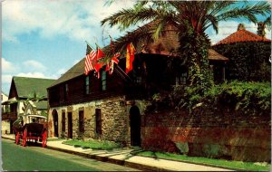 Florida St Augustine The Oldest House In America 1964