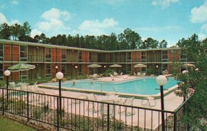 Vintage Postcard Davis Bros Cafeterias & Motor Lodges Ormond Beach Florida FL 
