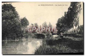 Old Postcard Roquefavour The Arc Edges