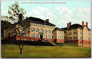 State Normal School Bellingham Washington WA Huge Grounds & Building Postcard