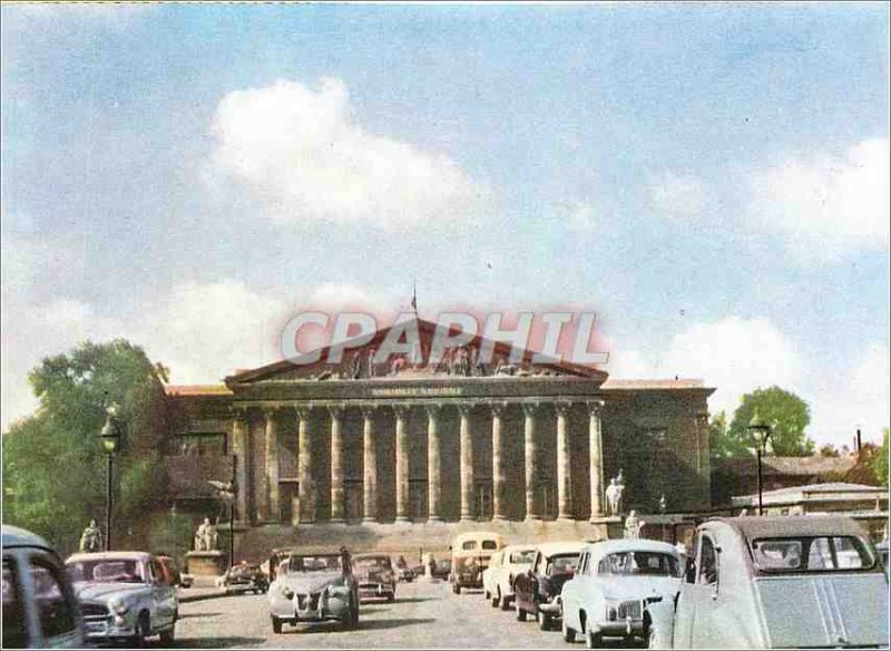 Modern Postcard Paris Palais Bourbon Citroen 2CV