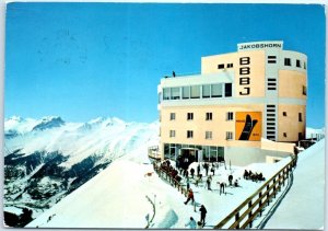 Postcard - Jakobshorn with Amselfluh - Davos, Switzerland