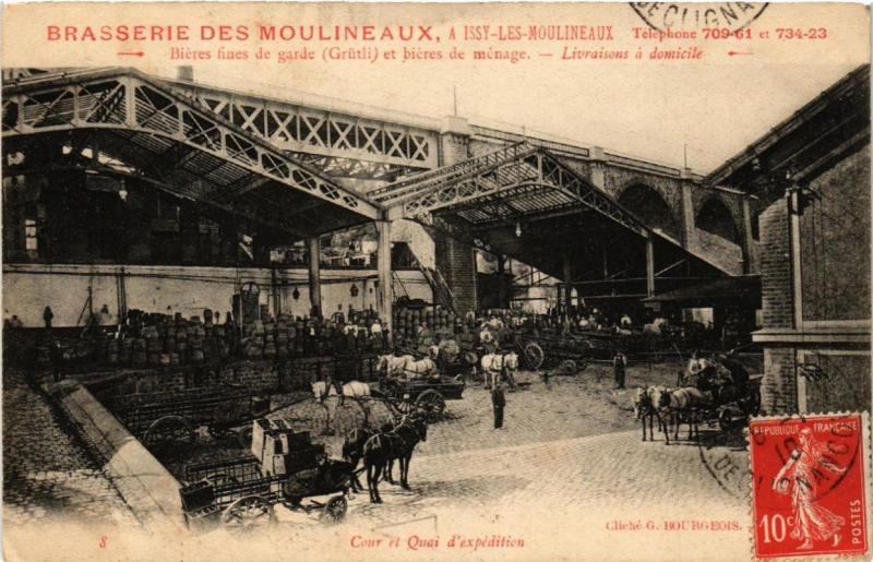 CPA ISSY-les-MOULINEAUX Brasserie des Moulineaux. Quai d'expedition. (509697)