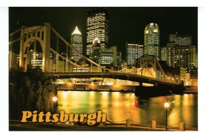 PA - Pittsburgh. Ninth Street Bridge Across Allegheny River  (cont. size)