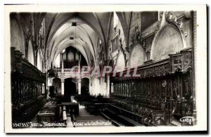 Postcard Old Organ St Jean de Maurienne Interior of the cathedral