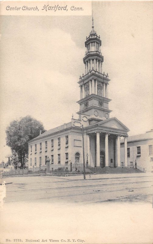 Center Church Hartford Connecticut 1905c postcard