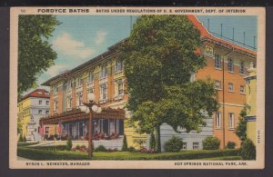 AR Hot Springs National Park Fordyce Baths Regulation U.S. Goverment - LINEN