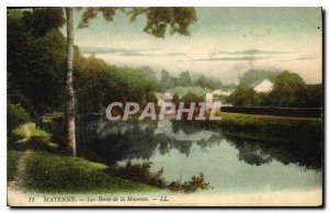 Old Postcard Mayenne Edges of Mayenne