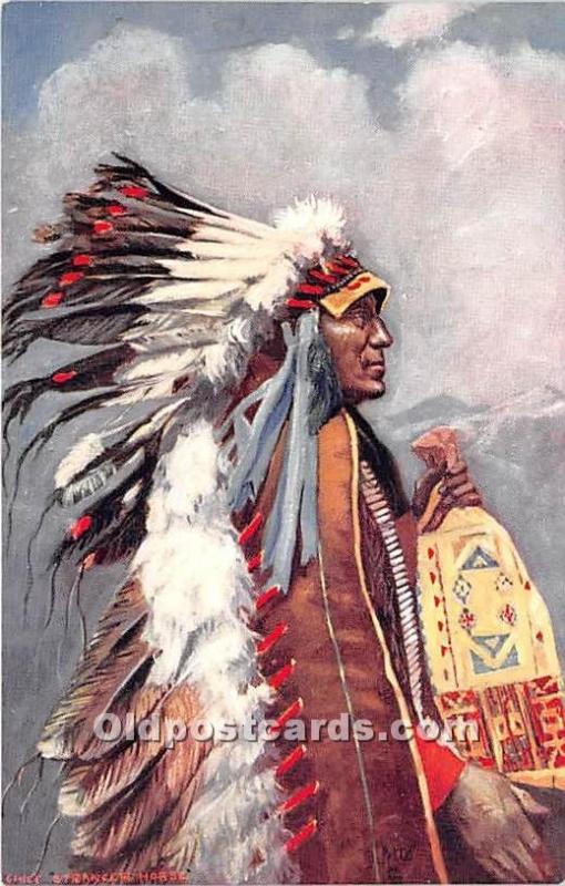 Chief Stranger Horse Tuck's Publishing Indian Unused 