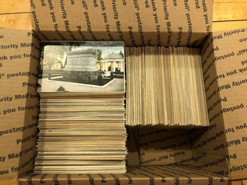 Large Lot of 1000+ Vintage Early and Mid-1900s Virginia Postcards