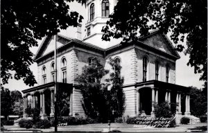 Real Photo Postcard Madison County Court House in Winterset, Iowa